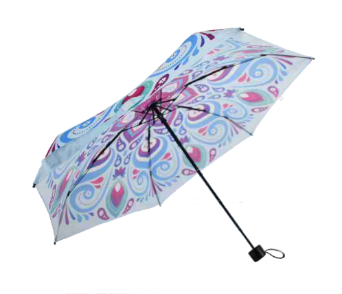 Mini Pocket Compact Umbrella Sun Anti UV 5 Folding Rain Windproof Travel