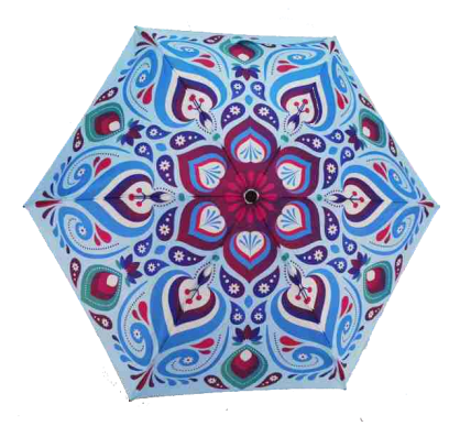 Mini Pocket Compact Umbrella Sun Anti UV 5 Folding Rain Windproof Travel