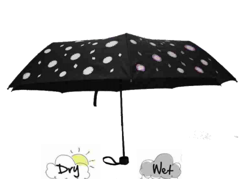 MAGIC COLOR CHANGING FOLDING UMBRELLA