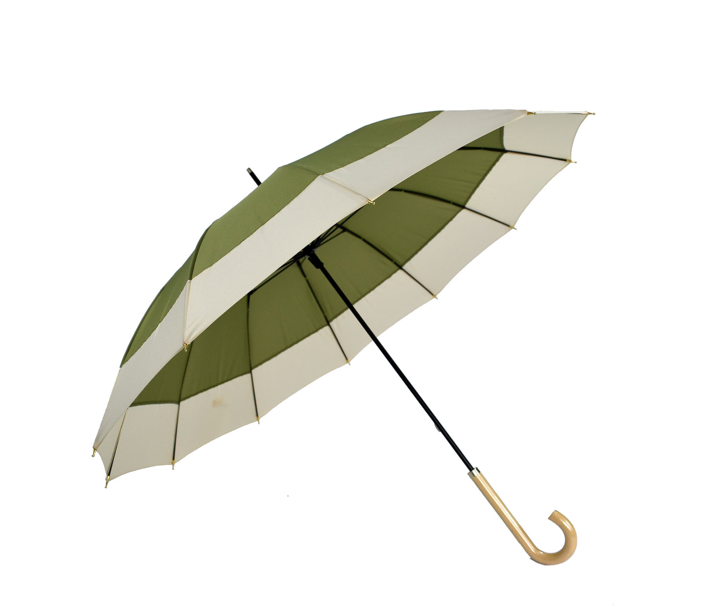 12 ribs Straight Handle Rain Umbrella