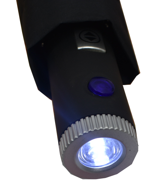 REFLECTIVE STRAP FLASHLIGHT LED FOLDING UMBRELLA