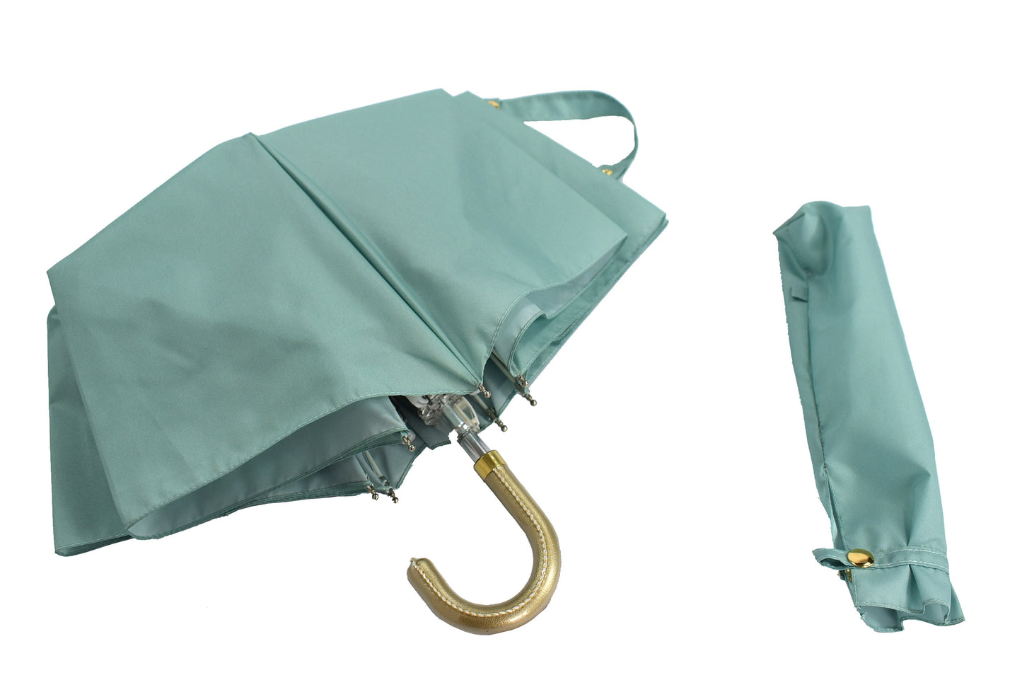 fold umbrella with crook handle