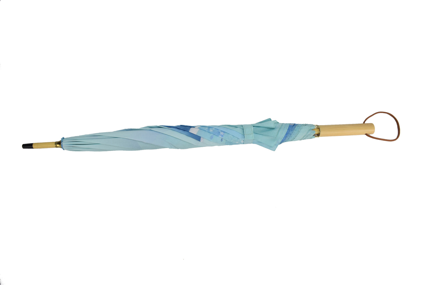 Manual wooden straight umbrella -8ribs