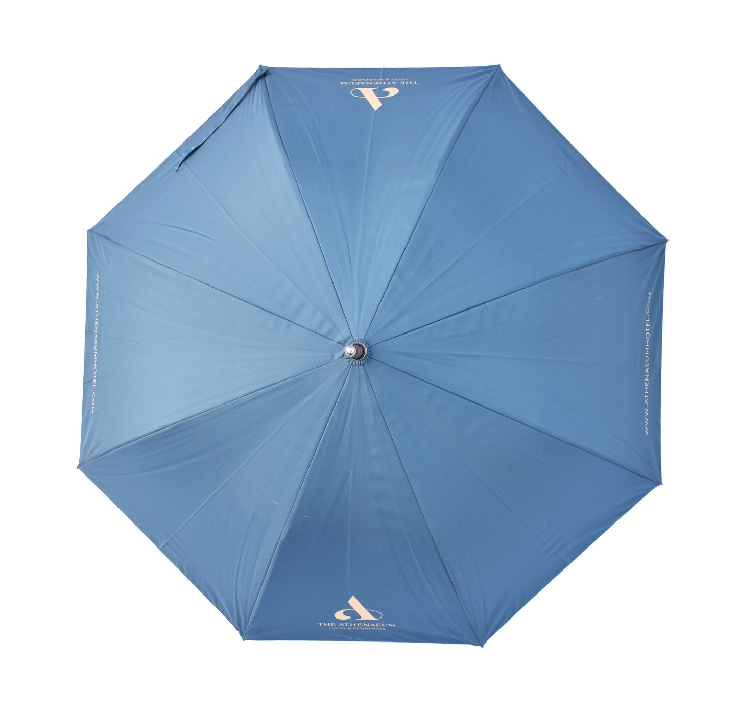 23 inches Auto open Double canopy Straight Umbrella with wood handle