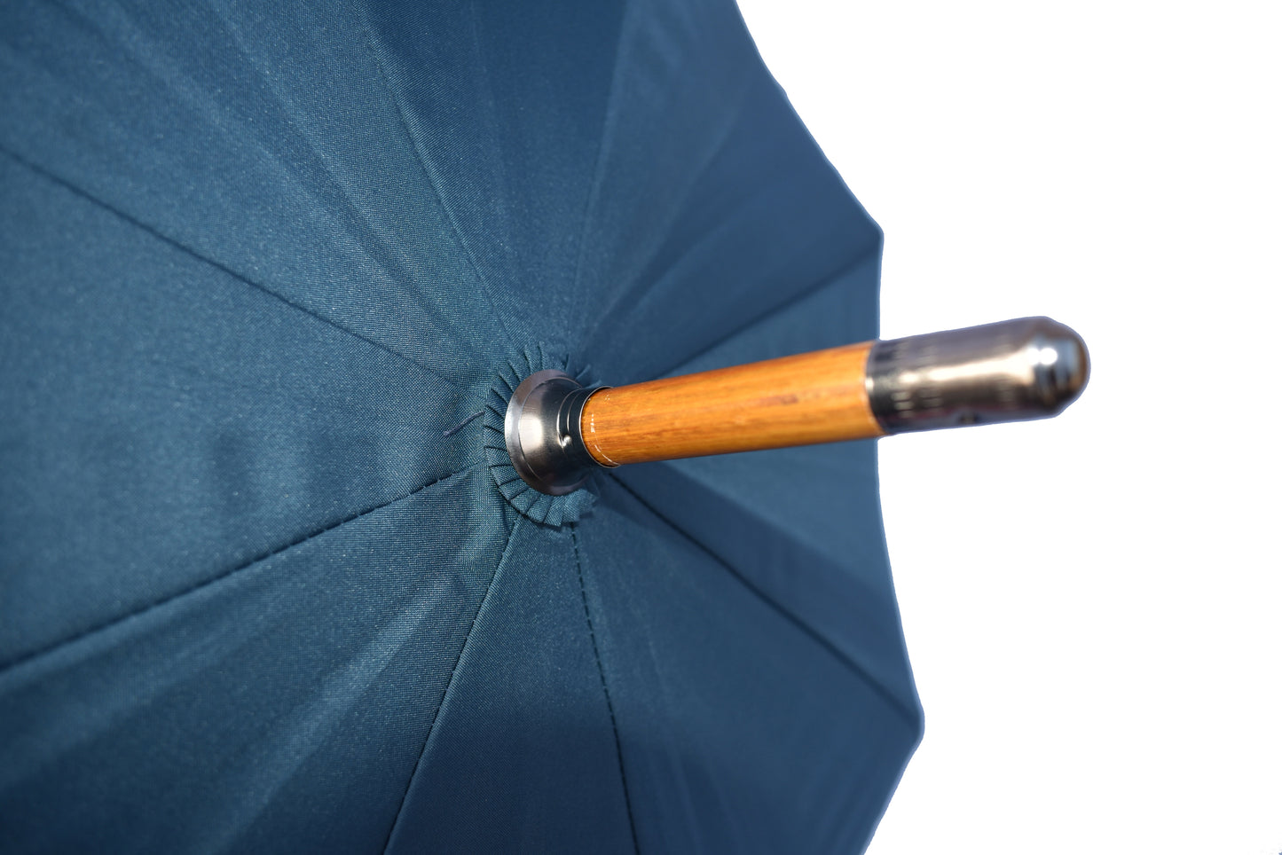 23 inches Auto open Double canopy Straight Umbrella with wood handle