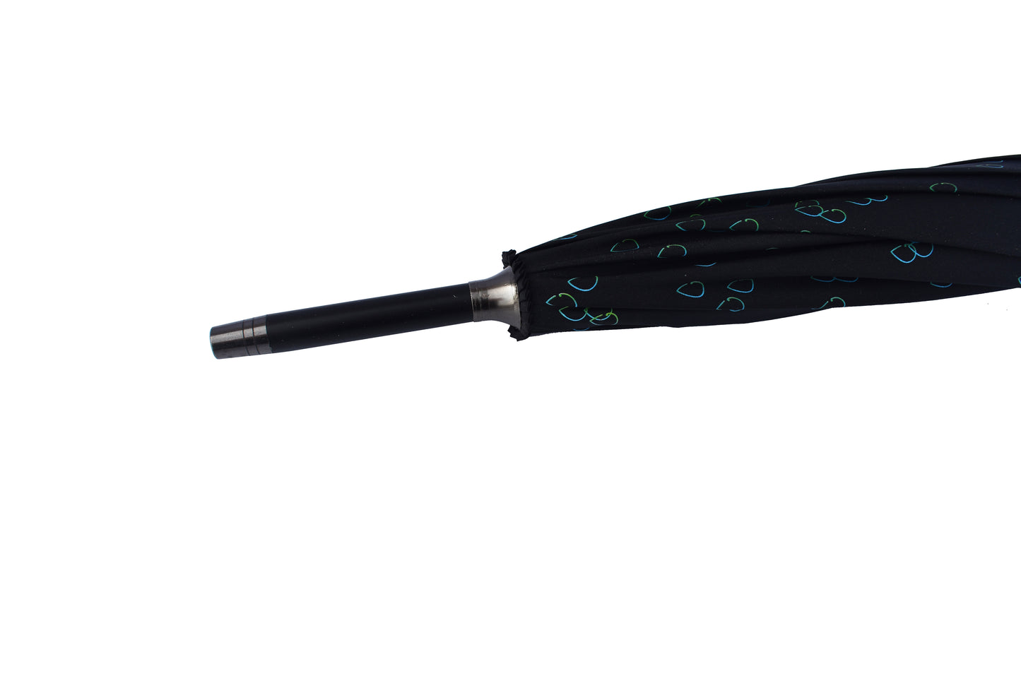 23 inches Auto open Straight Umbrella black platic handle