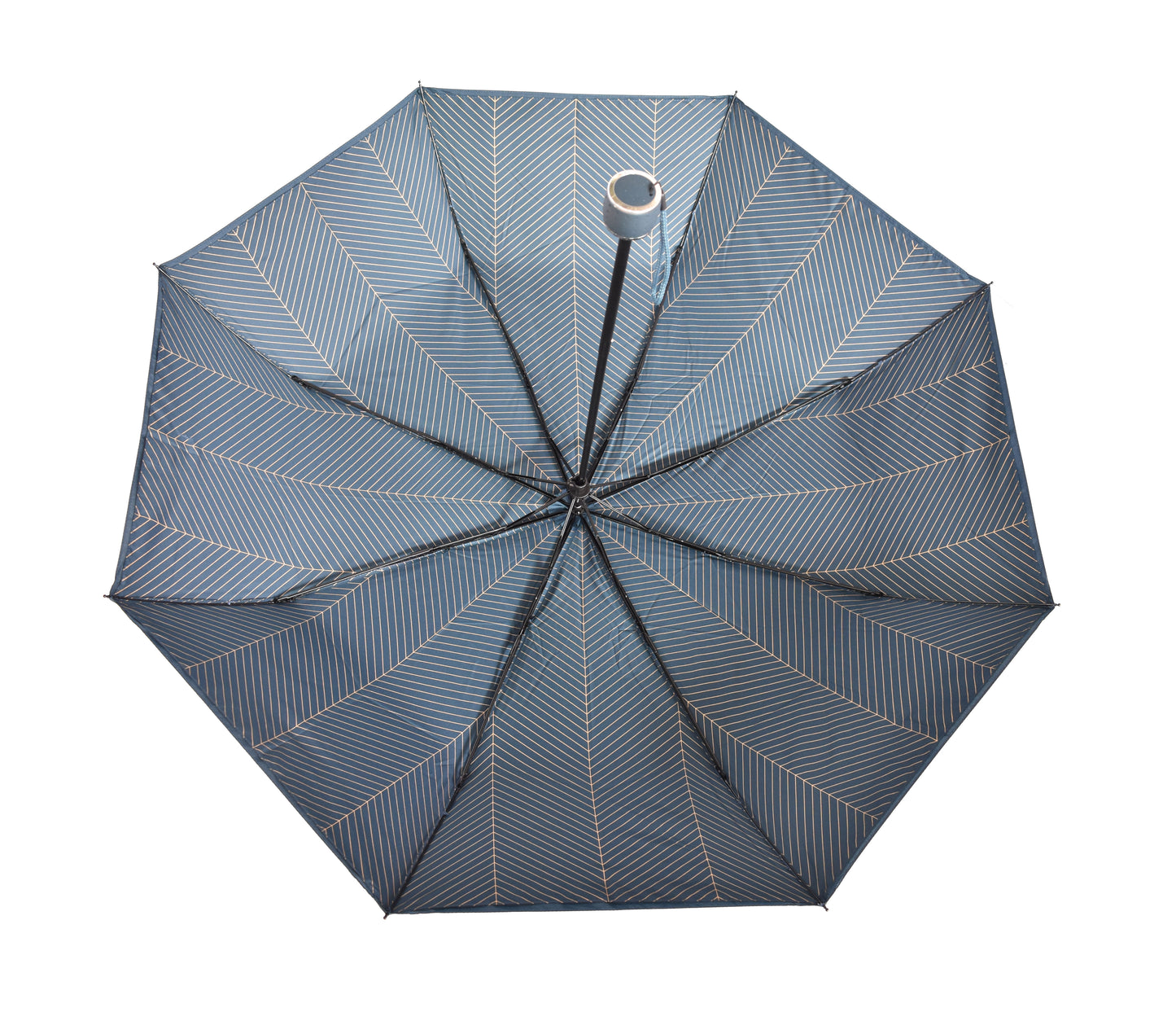 21"manual open double cover 3 foldable umbrella