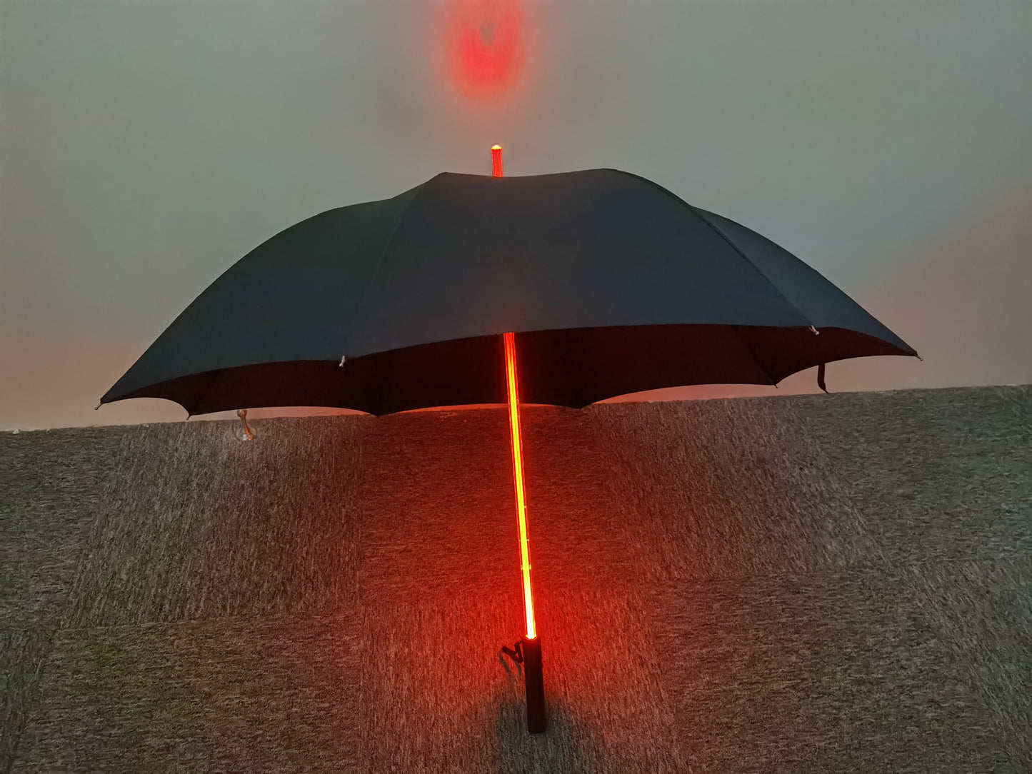 REFLECTIVE STRIPS LED straight UMBRELLA