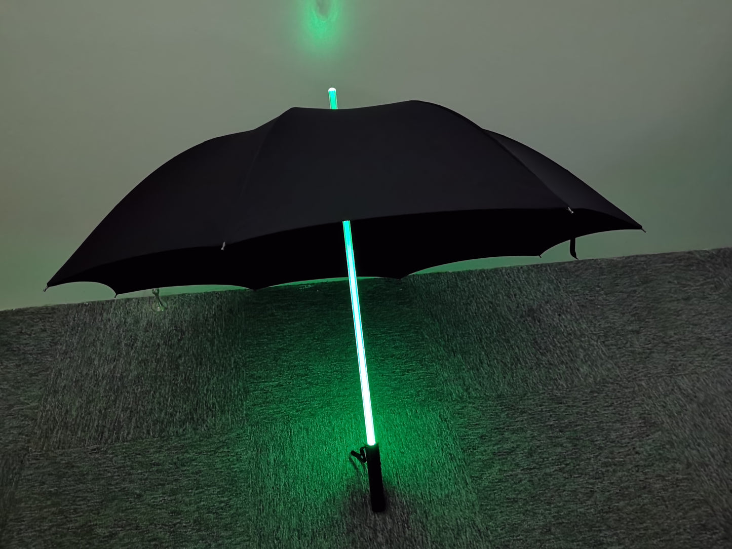 REFLECTIVE STRIPS LED straight UMBRELLA