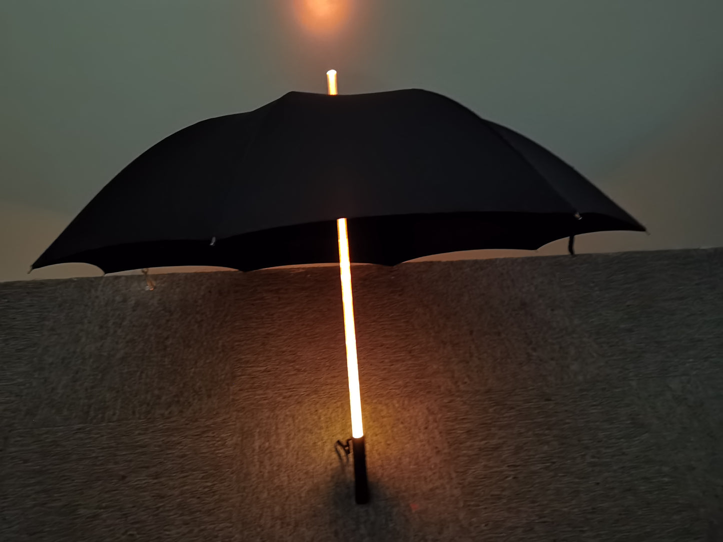 REFLECTIVE STRIPS LED straight UMBRELLA