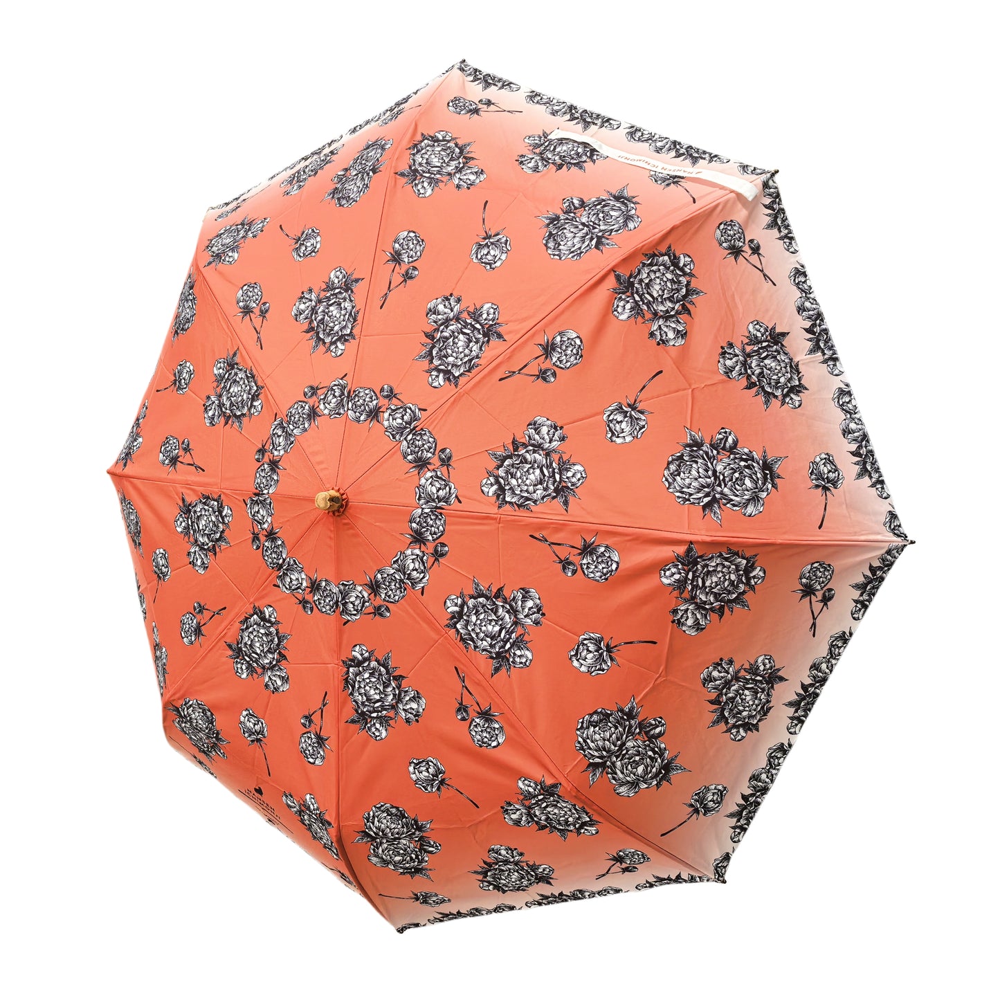 55cm X 8K 3-folding Umbrella Japanese Style Bamboo Handle and Top