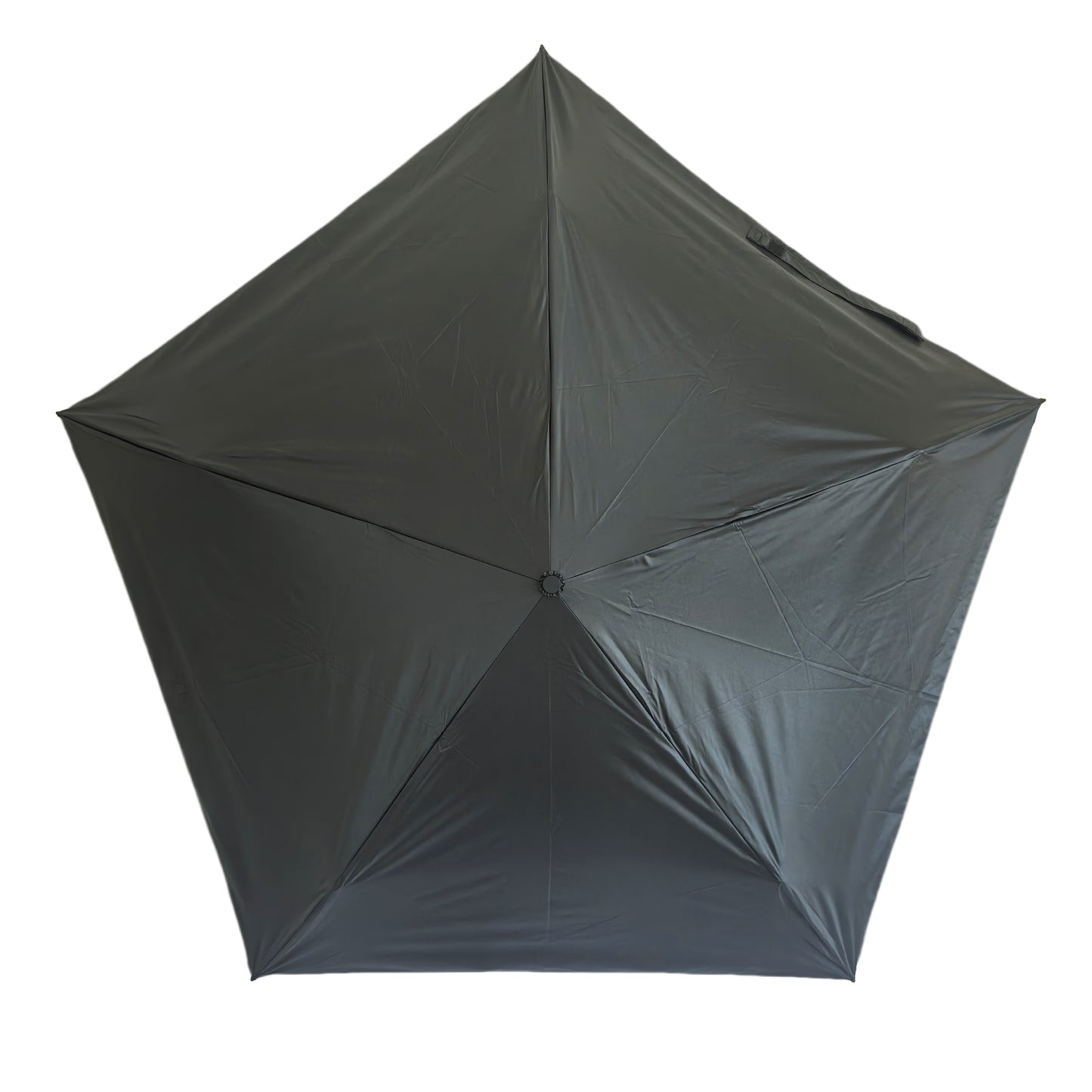 50cm X 5K Super-light 3-folding Umbrella Safety Easy Close Handle with Black Pu