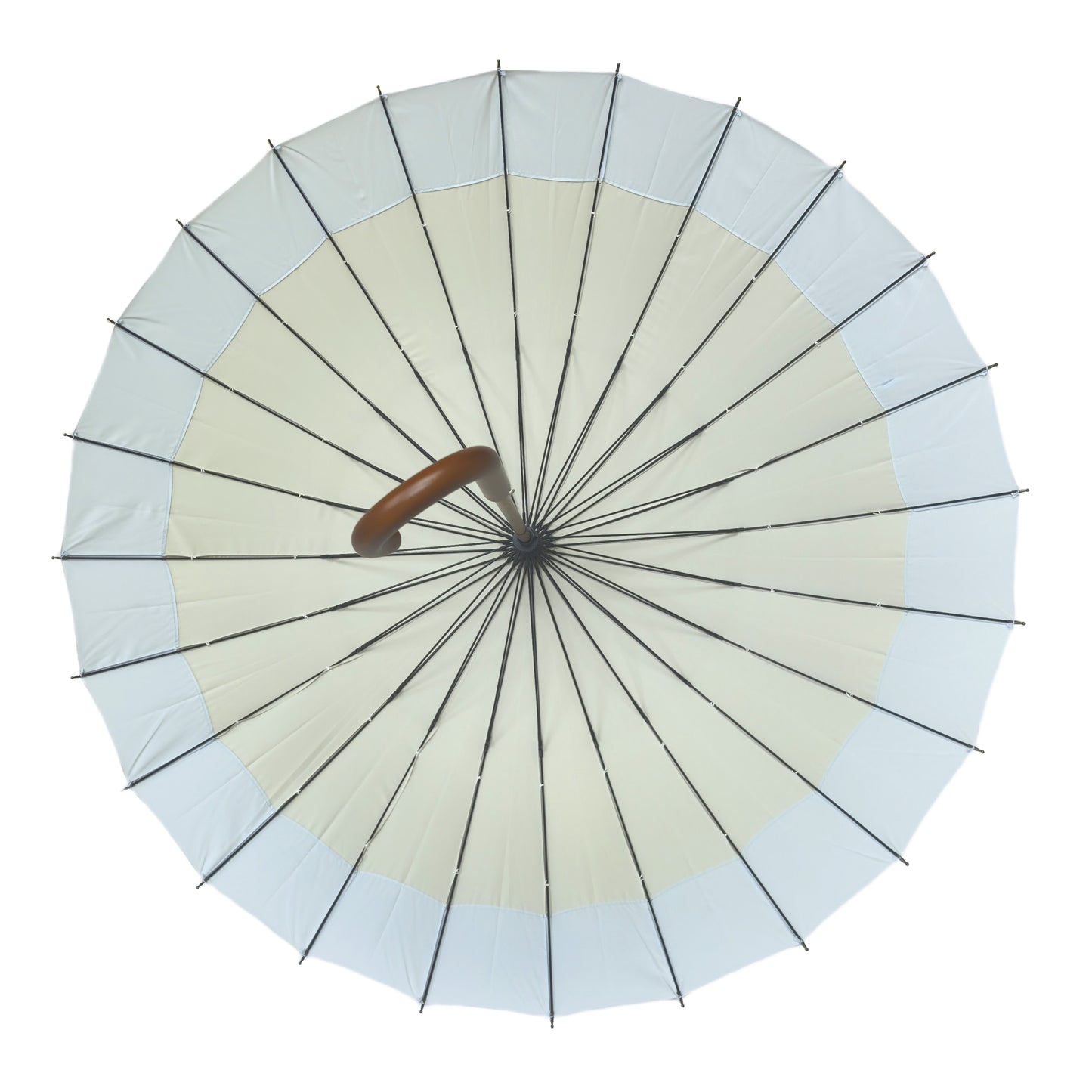 24 Bones Japanese Style Straight Umbrella with High Quality Wood Handle and Super Windproof Frame