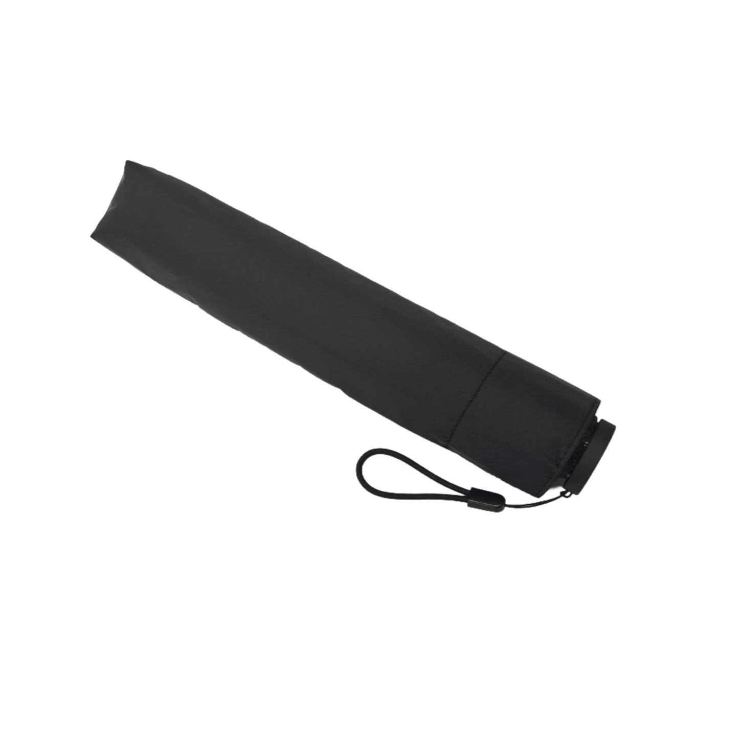 ultra-light 55cm x 5k three-folding umbrella with black pu coating for both sunny and rainy