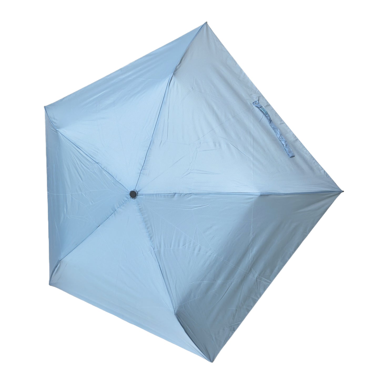 Ultra-Light Three Folding Umbrella Plaid Fabric With UV Protection and Carbon Fiber Ribs for Both Sunny and Rainy
