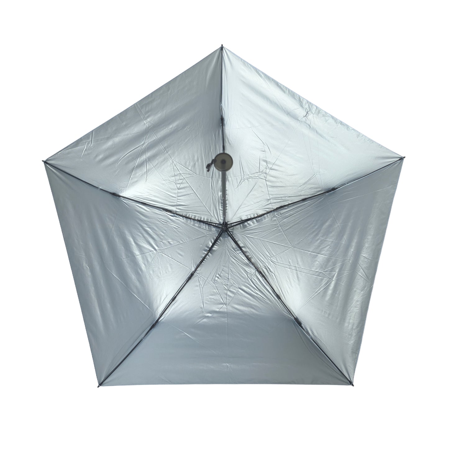 Ultra-Light Three Folding Umbrella Plaid Fabric With UV Protection and Carbon Fiber Ribs for Both Sunny and Rainy