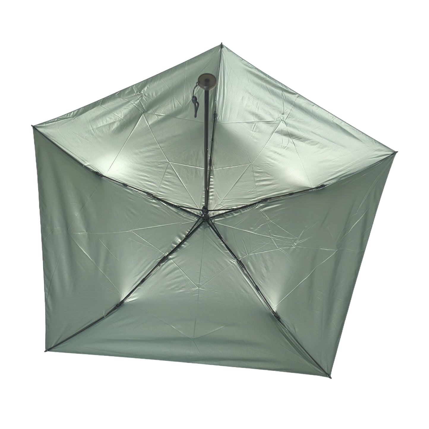 Ultra-Light Three Folding Umbrella Plaid Fabric With UV Protection and Carbon Fiber Ribs for Both Sunny and Rainy