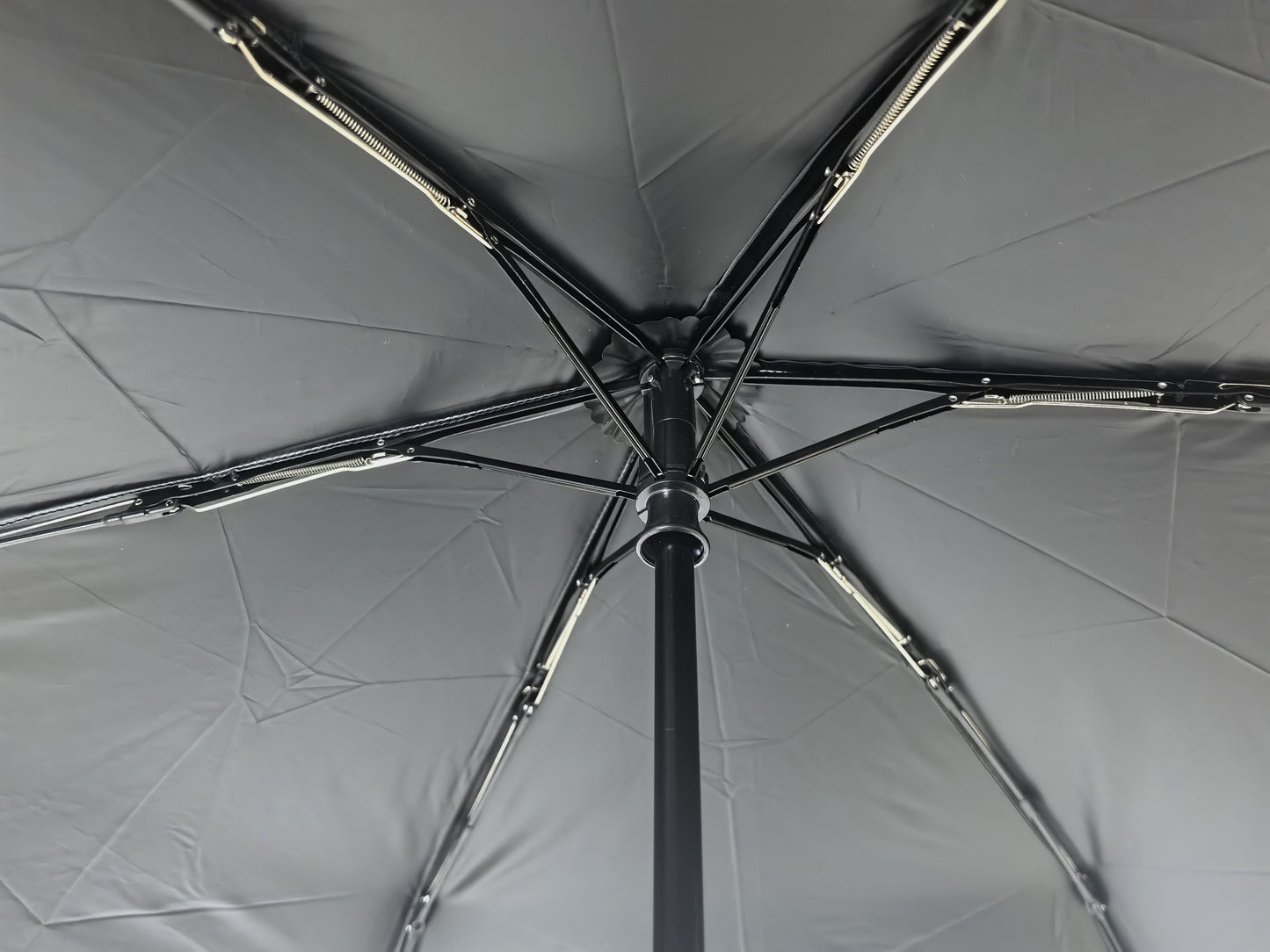 Automatic Three Folding Umbrella With UV Protection and Strong Windproof Frame Anti-Rebound Safety Close