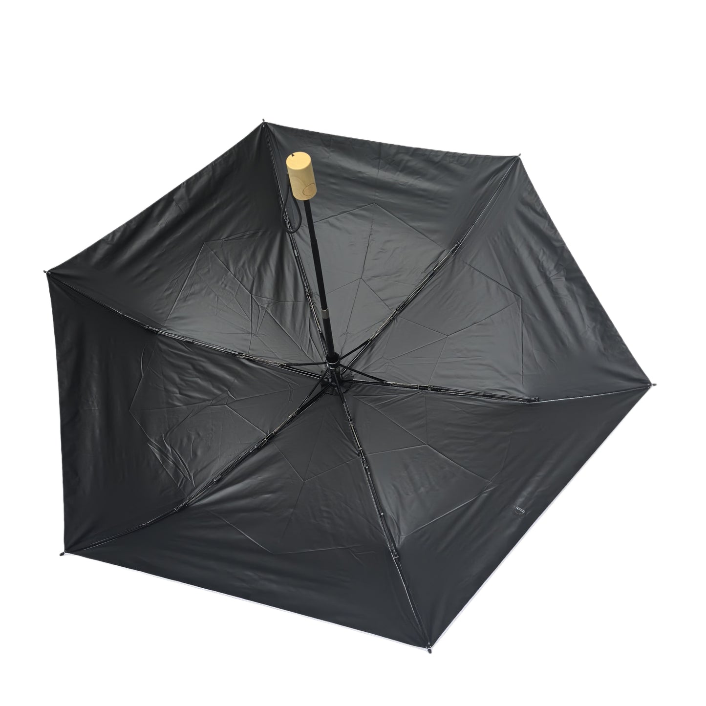 Japanese Style Automatic Three Folding Umbrella with UV Protection and Windproof Frame for Sunny and Rainy