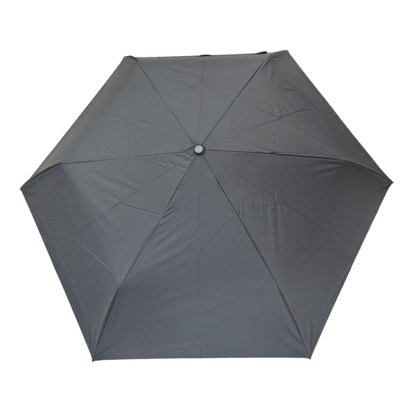Japanese Style 50CM Three-Folding Umbrella with Black Pu Coating UV Protection for Sunny and Rainy