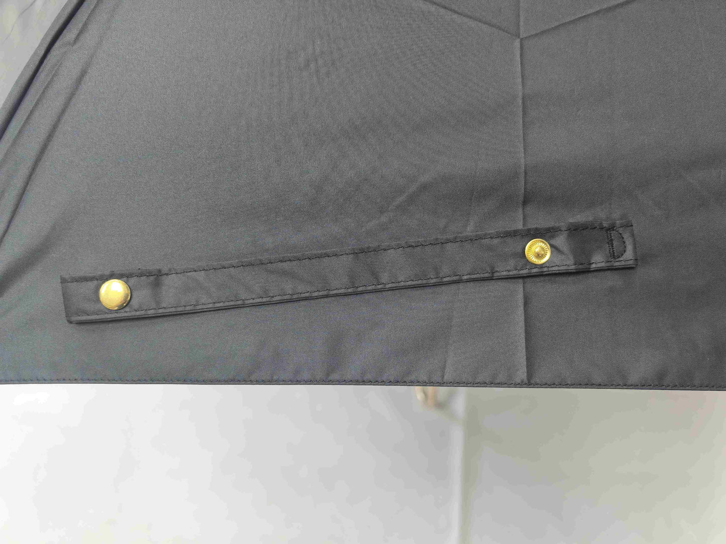 Japanese Style 50CM Three-Folding Umbrella with Black Pu Coating UV Protection for Sunny and Rainy