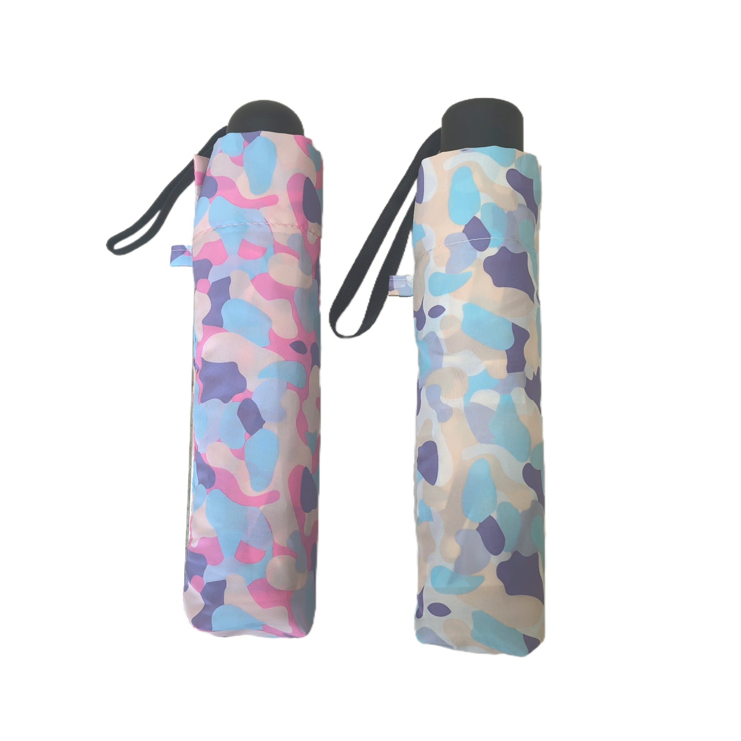 Three Folding Umbrella with Shape Memory Fabric with UV Protection and Strong Windproof Frame