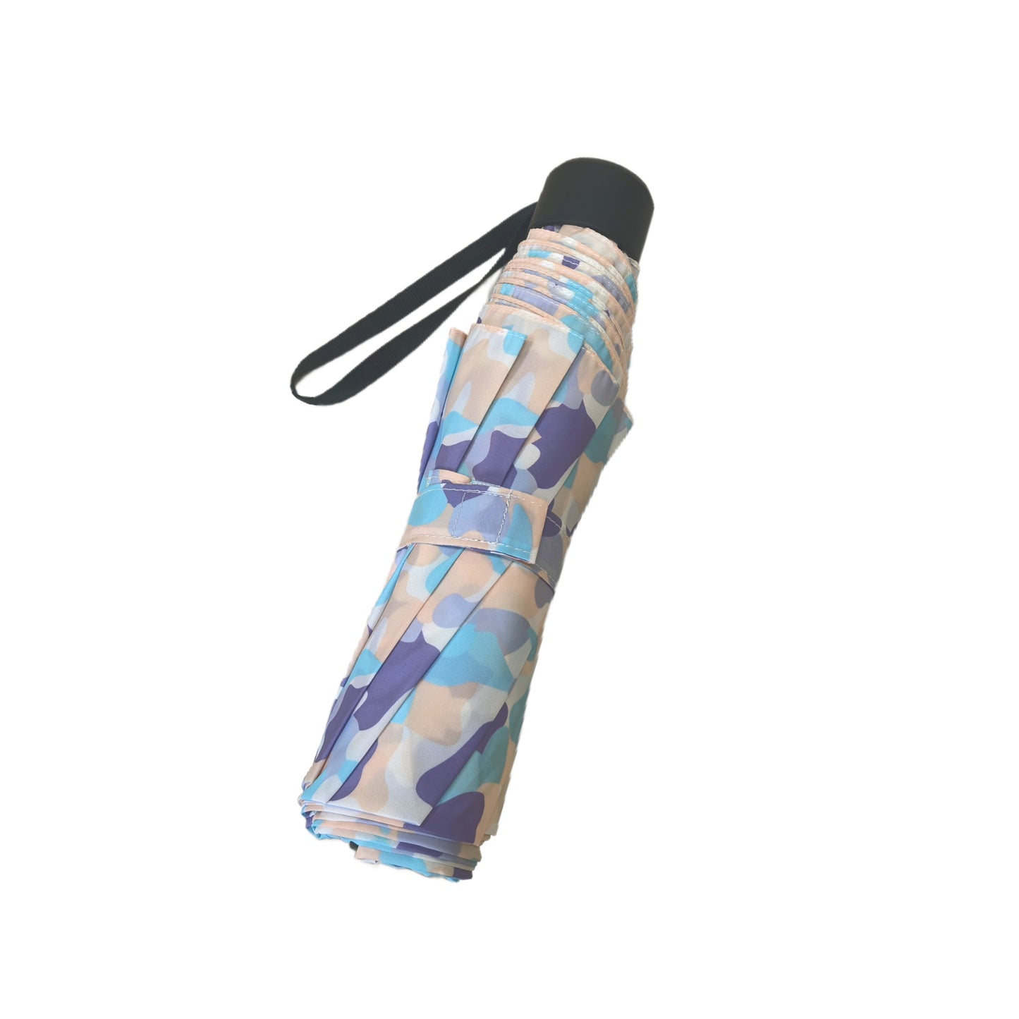 Three Folding Umbrella with Shape Memory Fabric with UV Protection and Strong Windproof Frame