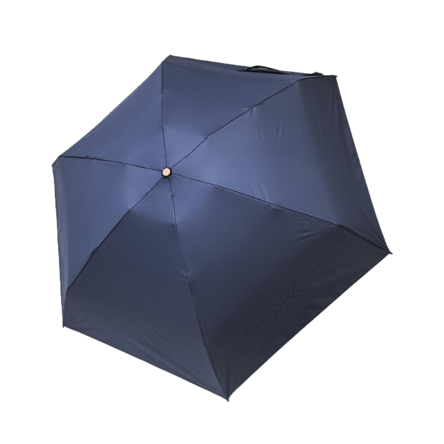 Five Folding Mini Pocket Umbrella with Black Pu Coating and Windproof Frame for Sunny and Rainy Customizable