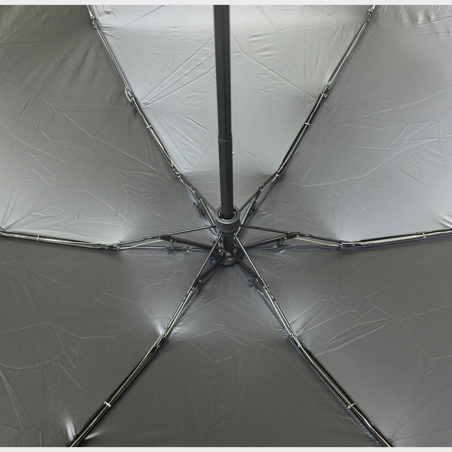 Five Folding Mini Pocket Umbrella with Black Pu Coating and Windproof Frame for Sunny and Rainy Customizable