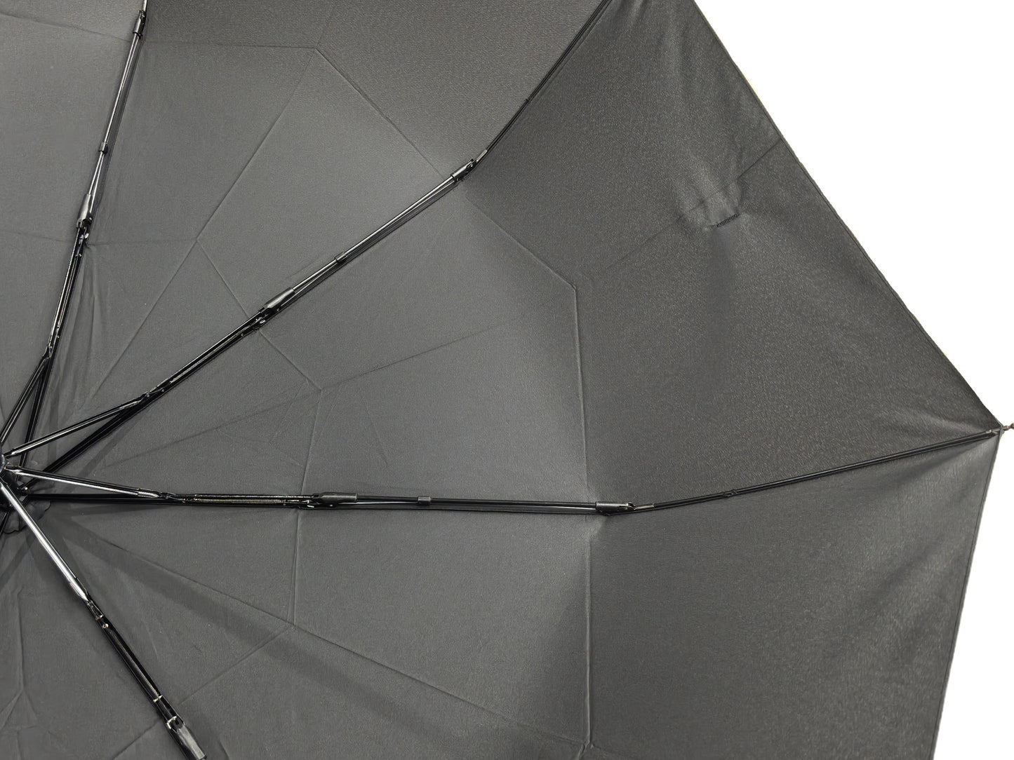 27 Inches Automatic 3-folding Umbrella Large Canopy Lotus Water-repellent Effect with Windproof Frame for Advertising Gift