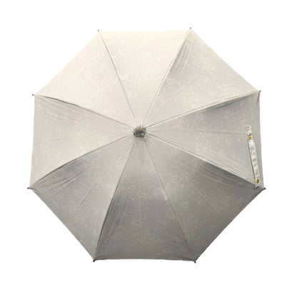 Japanese Style Straight Custom Umbrella 45CM with Black UV protection Coated and Windproof Frame Easy to Carry Bamboo Handle