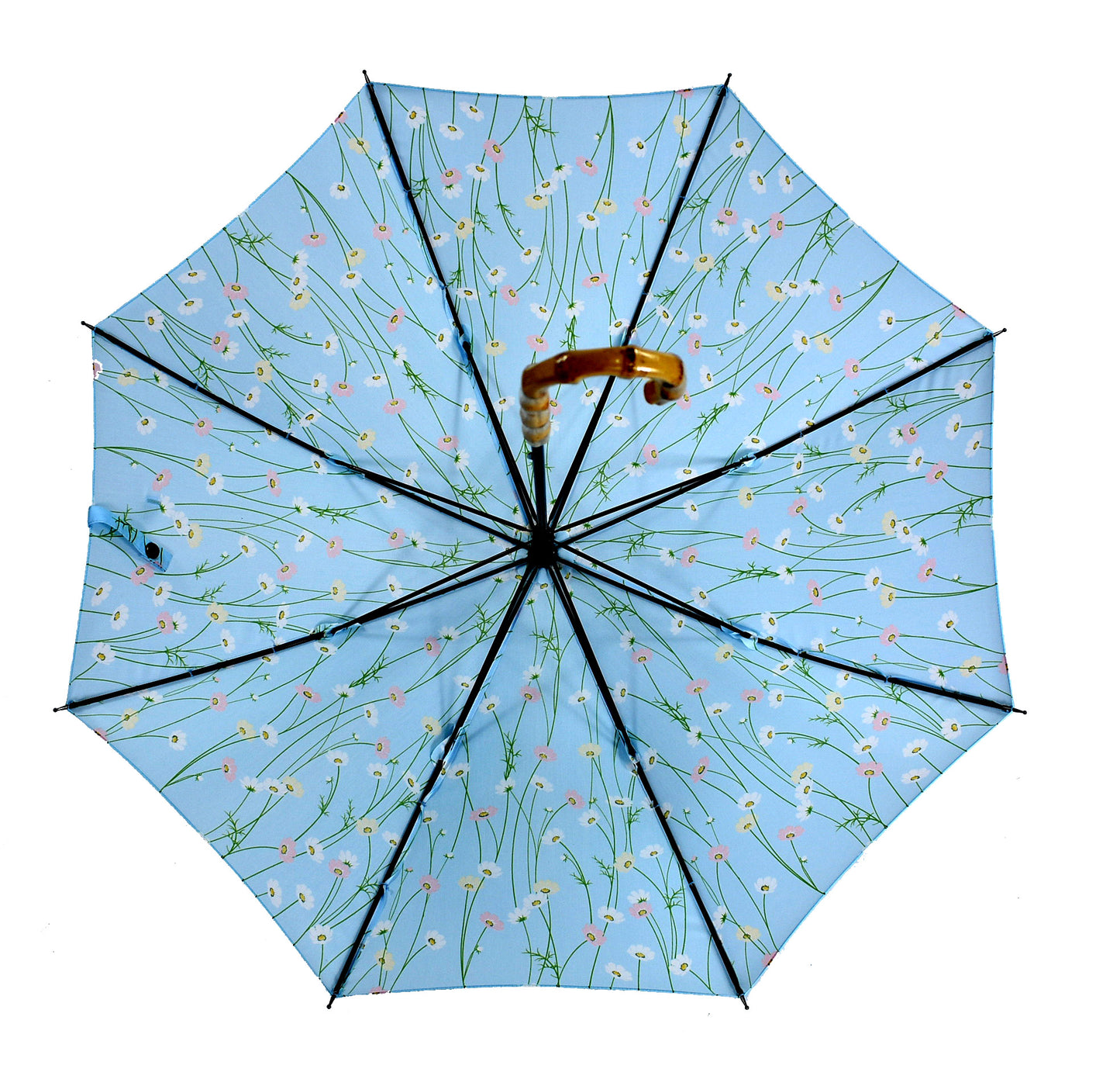 Natural bamboo straight Parasol umbrella