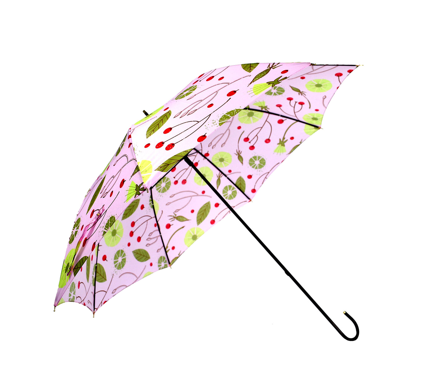 Metal handle straight Long-ribbed Umbrella