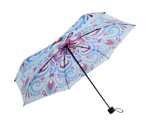 Mini Pocket Compact Umbrella Sun  Anti UV 5 Folding Rain Windproof Travel