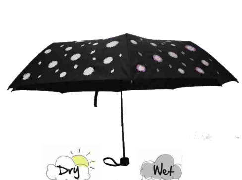 MAGIC COLOR CHANGING  FOLDING UMBRELLA