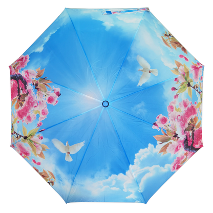 Three Fold high quality umbrella with digital printing