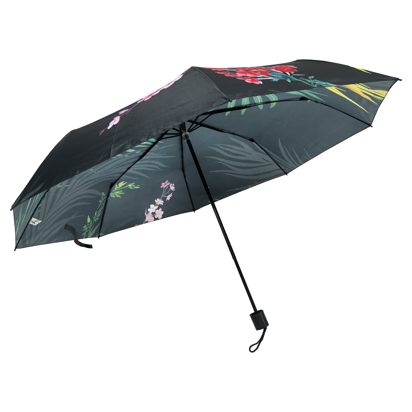 Manual open 3-fold umbrella with windproof frame