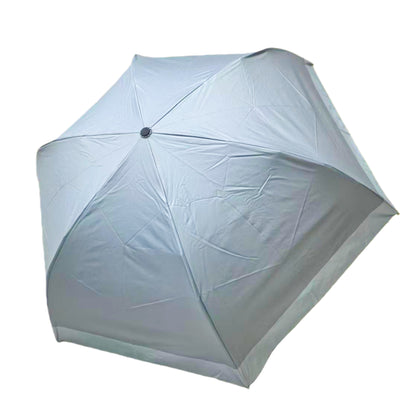 Three Folding Apollo Dome Shape Umbrella with Strong Windproof Frame and Black Uv Coated Customizable