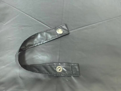 Japanese Style Three Folding Reverse Umbrella  Apollo Dome Shape with Strong Windproof Frame and Black UV Coating Customizable