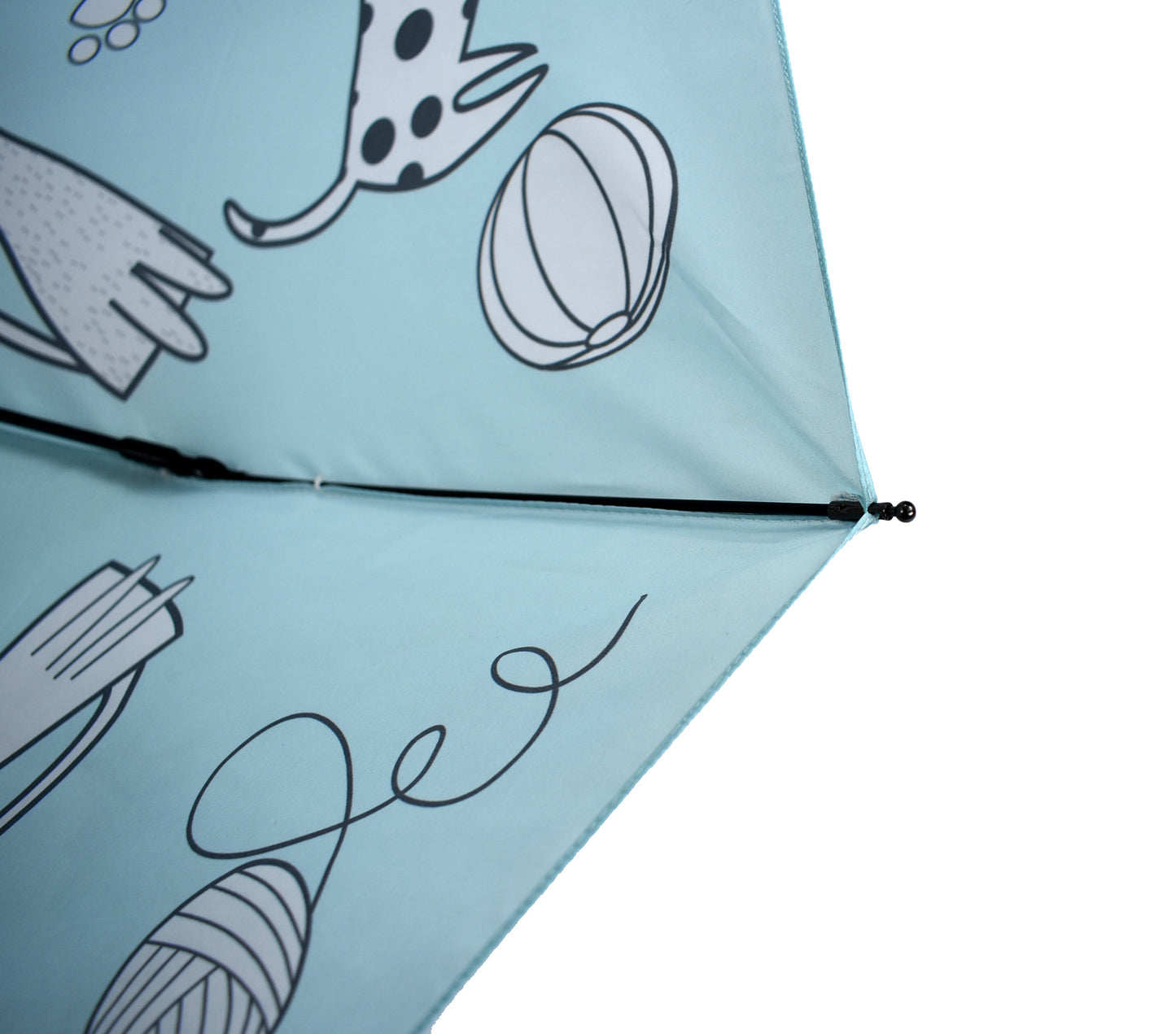 3 Fold umbrella with cute digital printing