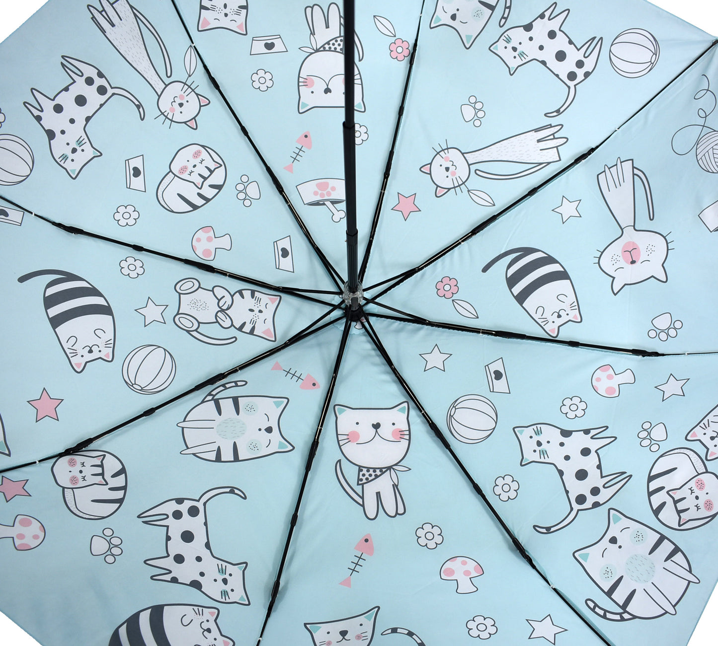 3 Fold umbrella with cute digital printing