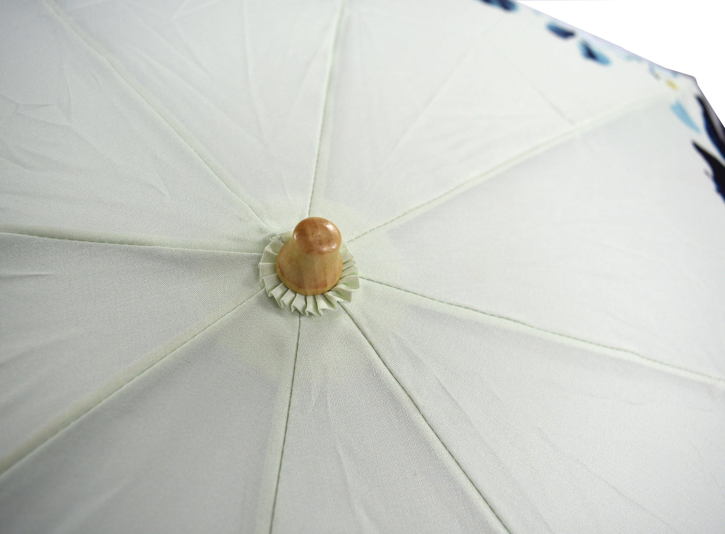 Natural bamboo handle folding Parasol umbrella