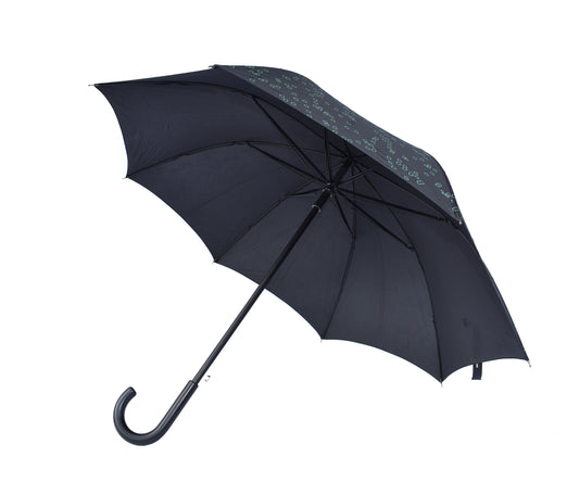 23 inches Auto open Straight Umbrella black platic handle