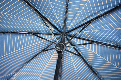 21"manual open double cover 3 foldable umbrella