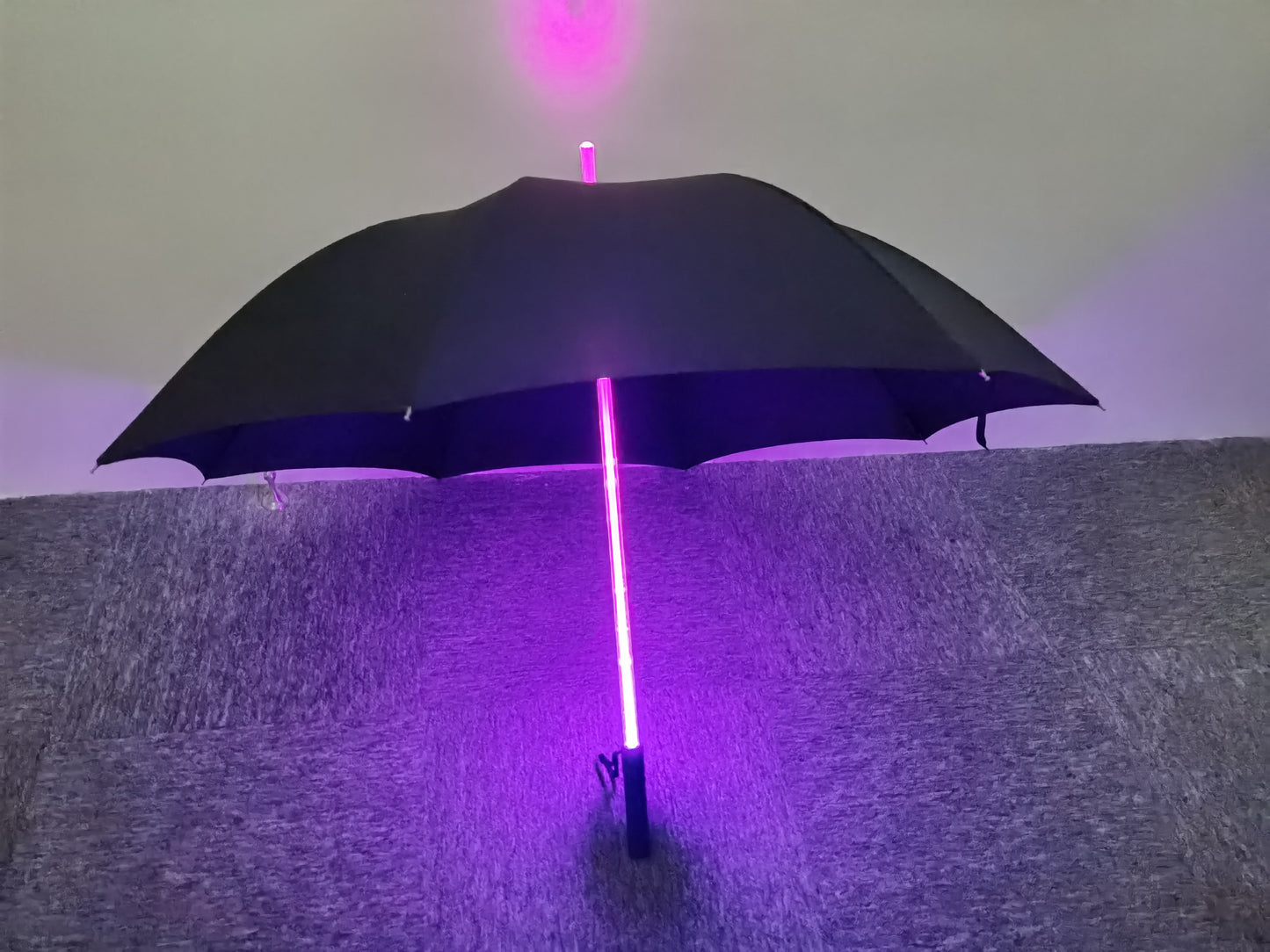 REFLECTIVE STRIPS LED  straight UMBRELLA