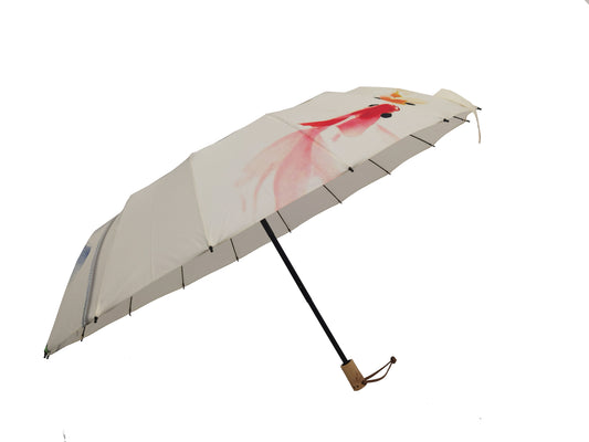 Super strength 16 ribs umbrella with woodle handle