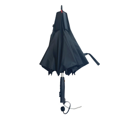 27 inches solar power fan umbrella with water spray