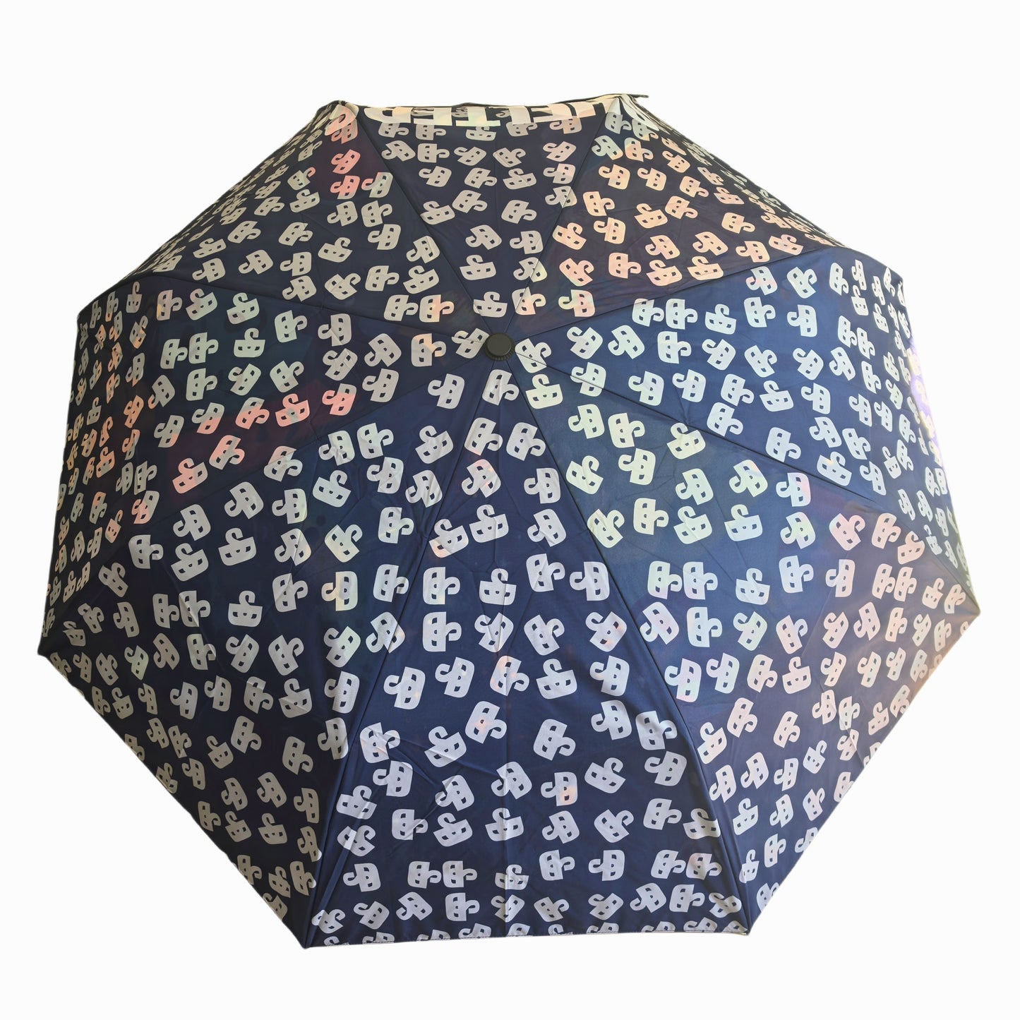 58cm x 8K three folding double layer umbrella automatic open and close with wood handle