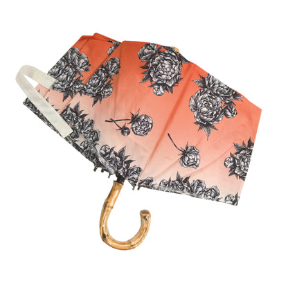 55cm X 8K 3-folding Umbrella Japanese Style Bamboo Handle and Top