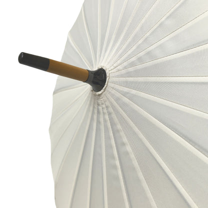 24 Bones Japanese Style Straight  Umbrella Automatic Open with High Quality Wood Handle and Strong Windproof Frame